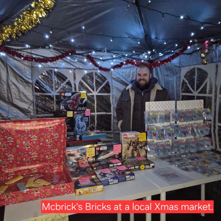 McBrick's Bricks at a local Xmas market
